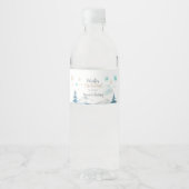 Étiquette Pour Bouteilles D'eau Jour fabuleux pour l'hiver (Devant)