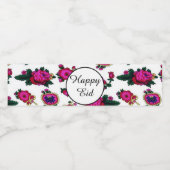 Étiquette Pour Bouteilles D'eau Joyeux Aïd (Étiquettes simples)