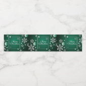 Étiquette Pour Bouteilles D'eau Joyeux Noël Festif vacances Conception cadeau (Étiquettes simples)