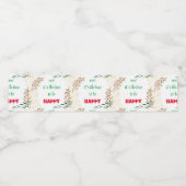 Étiquette Pour Bouteilles D'eau Joyeux Noël Festif vacances Conception cadeau (Étiquettes simples)