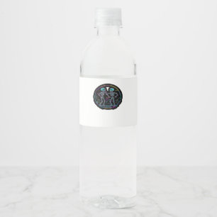 Étiquette Pour Bouteilles D'eau Jusqu'à ce que la mort nous fasse la fête Danse de