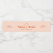 Étiquette Pour Bouteilles D'eau Juste Mariage (Étiquettes simples)