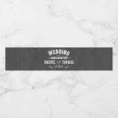 Étiquette Pour Bouteilles D'eau Kit de survie mariage (Étiquettes simples)