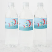 Étiquette Pour Bouteilles D'eau Kite Surf (Bouteilles)