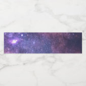 Étiquette Pour Bouteilles D'eau La Voie Lactée (Étiquettes simples)