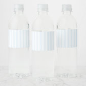 Étiquette Pour Bouteilles D'eau Laduree French Caffee Boulangerie Blue Stripe (Bouteilles)