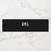 Étiquette Pour Bouteilles D'eau Laissons-nous boire Noël (Étiquettes simples)