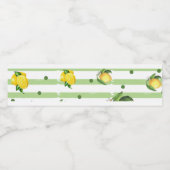 Étiquette Pour Bouteilles D'eau le (Étiquettes simples)