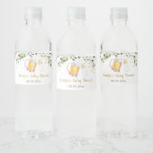 Étiquette Pour Bouteilles D'eau Le bébé brasse le Baby shower de verdure (Bouteilles)