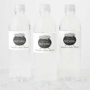 Étiquette Pour Bouteilles D'eau Les jumeaux brassent le Baby shower Halloween