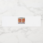 Étiquette Pour Bouteilles D'eau Les Restes Sont Pour Les Sandwichs Essentiels (Étiquettes simples)