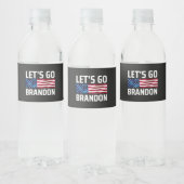 Étiquette Pour Bouteilles D'eau lets go brandon lets go brandon (Bouteilles)