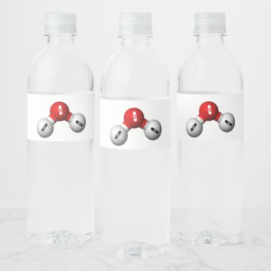 Étiquette Pour Bouteilles D'eau Liaison électronique de l'eau (Bouteilles)