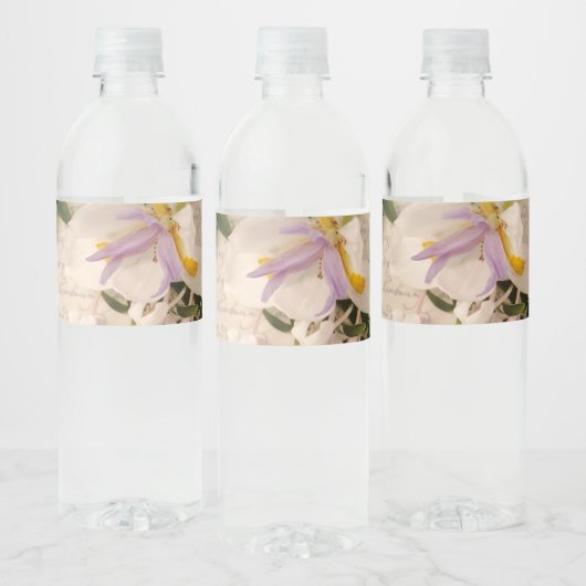 Étiquette Pour Bouteilles D'eau Lily sur l'ancien script (Bouteilles)