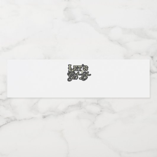 Étiquette Pour Bouteilles D'eau Lit Classic Creative Décontracté (Étiquettes simples)