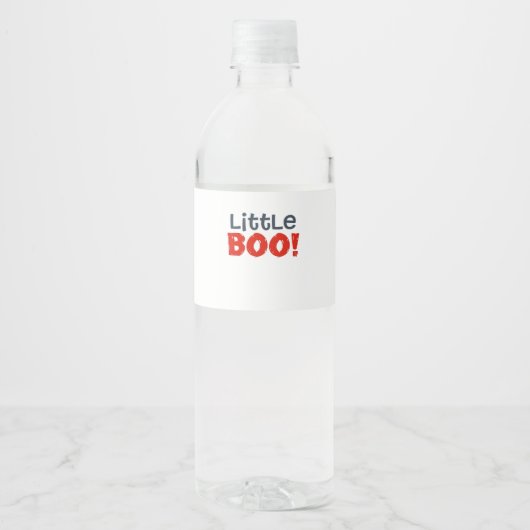 Étiquette Pour Bouteilles D'eau Little Boo Creative Décontracté (Devant)