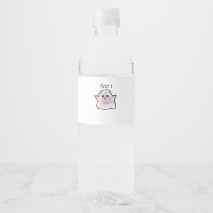 Étiquette Pour Bouteilles D'eau Little Boo Est Un Mème Drôle Gâché
