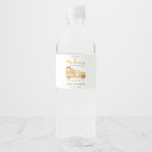 Étiquette Pour Bouteilles D'eau Little Honey est en route Fête de bébé abeille à m