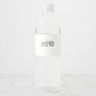 Étiquette Pour Bouteilles D'eau Little Miss Bootiful Retro Classic