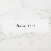 Étiquette Pour Bouteilles D'eau Logo de société promotionnelle (Étiquettes simples)