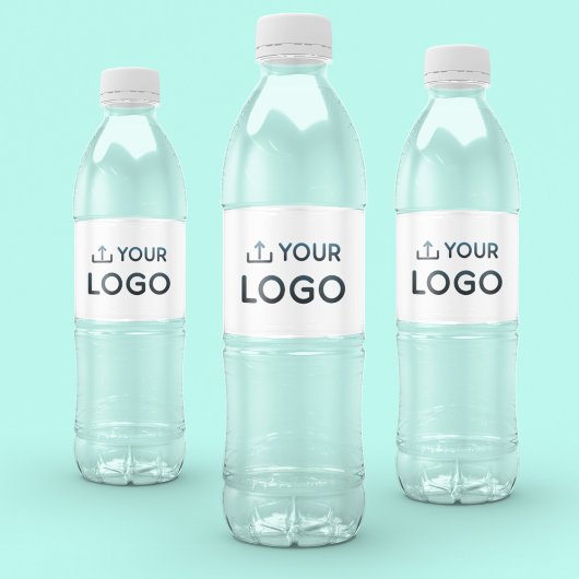 Étiquette Pour Bouteilles D'eau Logo d'entreprise personnalisé