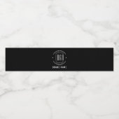 Étiquette Pour Bouteilles D'eau Logo d'entreprise personnalisée moderne marque com (Étiquettes simples)