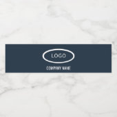 Étiquette Pour Bouteilles D'eau Logo Personnalisé Moderne Nom de l'entreprise (Étiquettes simples)