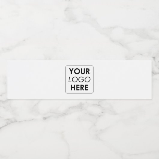 Étiquette Pour Bouteilles D'eau Logo professionnel personnalisé (Étiquettes simples)