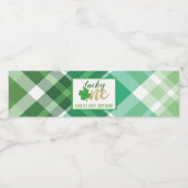 Étiquette Pour Bouteilles D'eau Lucky One Birthday Étiquette bouteille d'eau - Cus (Étiquettes simples)