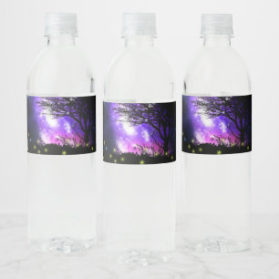 Étiquette Pour Bouteilles D'eau Magique Voie Lactée Étiquette de bouteille d'eau
