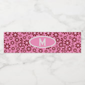 Étiquette Pour Bouteilles D'eau Maisonnettes Simple Design Moderne (Étiquettes simples)