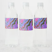 Étiquette Pour Bouteilles D'eau Marbre aigre (Bouteilles)