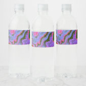 Étiquette Pour Bouteilles D'eau Marbre aigre (Bouteilles)