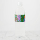 Étiquette Pour Bouteilles D'eau Marbre aigre (Dos)