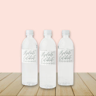 Étiquette Pour Bouteilles D'eau Marges et mariage Étiquette bouteille d'eau person