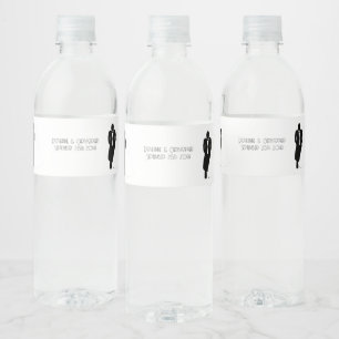 Étiquette Pour Bouteilles D'eau Mariage bouteille d'eau Étiquette mariée