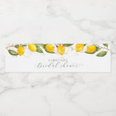 Étiquette Pour Bouteilles D'eau Mariage Cité Citron D'été (Étiquettes simples)