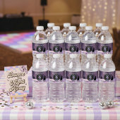 Étiquette Pour Bouteilles D'eau Mariage Disco personnalisable