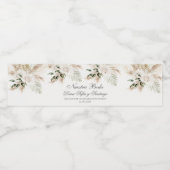 Étiquette Pour Bouteilles D'eau Mariage espagnol Boho (Étiquettes simples)