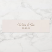 Étiquette Pour Bouteilles D'eau Mariage personnalisé (Étiquettes simples)