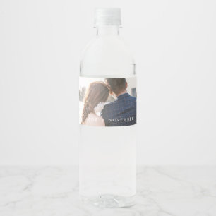 Étiquette Pour Bouteilles D'eau Mariage Photo Étiquette de bouteille d'eau