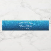 Étiquette Pour Bouteilles D'eau Mariages de fête d'anniversaire élégants et modern (Étiquettes simples)