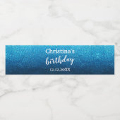 Étiquette Pour Bouteilles D'eau Mariages de fêtes d'anniversaire modernes et éléga (Étiquettes simples)