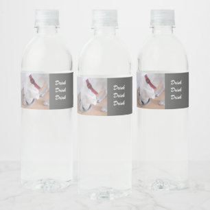 Étiquette Pour Bouteilles D'eau Mélange blanc Labrador Mélange Chien Chien Chien C