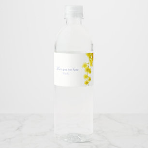 Étiquette Pour Bouteilles D'eau Mimosa