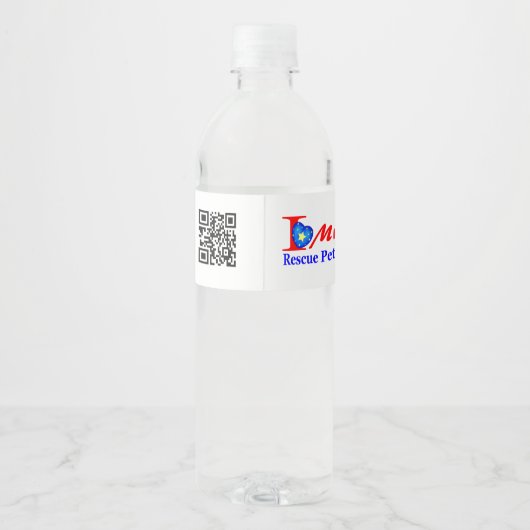 Étiquette Pour Bouteilles D'eau Modifier pour convenir (Dos)