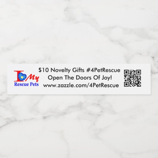 Étiquette Pour Bouteilles D'eau Modifier pour convenir (Étiquettes simples)