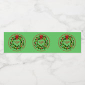 Étiquette Pour Bouteilles D'eau Modifier tout le texte Organisation Noël Fête de l (Étiquettes simples)