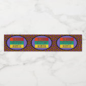 Étiquette Pour Bouteilles D'eau Mois de l'histoire des Noirs (Étiquettes simples)