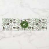 Étiquette Pour Bouteilles D'eau Motif animal mignon en forêt sauvage Anniversaire (Étiquettes simples)